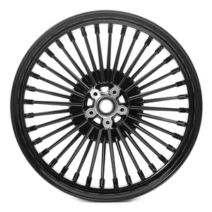 Roue de coulée avant à gros rayons 17 "* 3.5" pour Harley Touring / Dyna / Softail