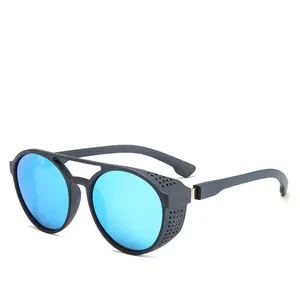 High Quality Brand Sunglasses Women Men 2023 Vintage Round Sun Glasses Designer Sunglass Lentes UV400 PC AC Unisex 7 Colors MOSI