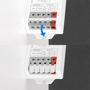 Miboxer Strumento di Cablaggio Istantaneo Senza Attrezzi 2023 Ultimo Modello <span class=keywords><strong>Controller</strong></span> E2-rf <span class=keywords><strong>2</strong></span> in 1 per LED Monocolore e Bianco Doppio (<span class=keywords><strong>2</strong></span>.4ghz) - Product Image 4