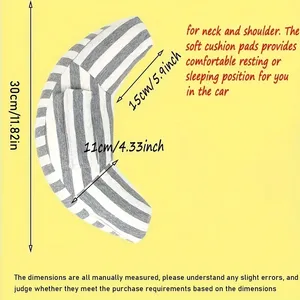 Cuscino di sicurezza per auto-per adulti e bambini, poggiatesta per auto, cuscino per il collo, spallina per cintura di sicurezza, poggiatesta, per sonnellini, <span class=keywords><strong>Travers</strong></span> - Product Image 6