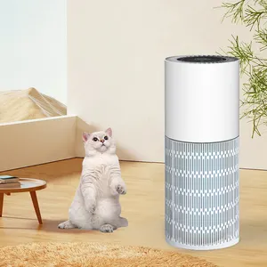 Détecteur de qualité de l'air Purificateur d'air portable Nettoyant H13 Filtre anti-odeurs Fumer pour animaux de compagnie Purificateur d'air intelligent pour la maison