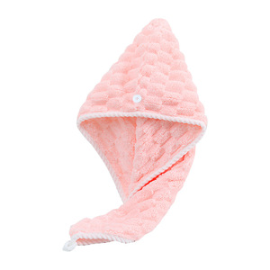 Gorro de Secado de Cabello con Diseño de Nubes Chuhui, de Felpa Coral, Secado Rápido, para Uso Doméstico, Estilo Femenino - Product Image 5