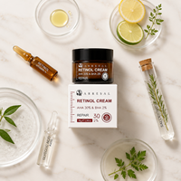 Crème réparatrice au rétinol ARRESAL en gros sous marque privée, 30% AHA, 2% BHA, exfoliante, anti-âge, soin de la peau du visage
