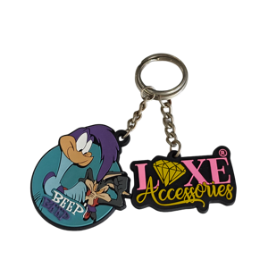 Promotional Wholesale Personalized 2D PVC Keychain Japan Car Pattern Custom LOGO Shape Soft Rubber PVC Plastic Keychain Keychain - Product Image 3