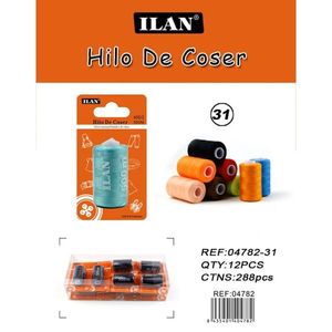 Filo da Cucito Ilan 500m Colore 31 Confezione Multicolore - Product Image 1