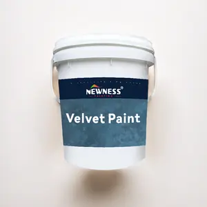 Velvet Pearl Powder Effect Art Decoration Interior Velvet Wall Paint