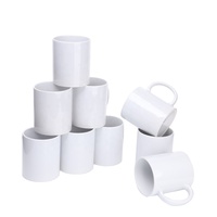 Fournisseur de Tasses à Sublimation en Gros Pas Cher 11 15 oz Tasse à Café en Céramique Blanche Vierge pour Sublimation