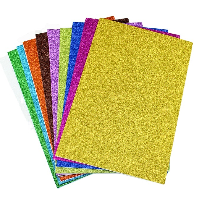 A4 Glitter EVA Foam Craft Paper