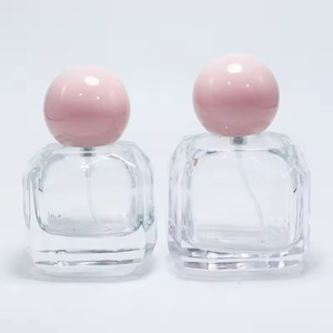 Best Price Empty pink Cute Crimp Perfume Oil <b>Bottle</b> 30ml 50ml 100ml Round Perfume <b>Bottle</b> With Packing <b>Box</b> - Product Image 2