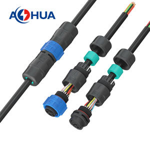 Aohua 3 + 7pin tín hiệu điện dây kết nối K25 lắp ráp loại lưỡi lê khóa nhanh chóng kết nối hàn thiết bị đầu cuối IP68 - Product Image 4