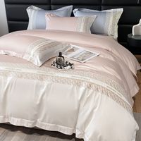Ensembles de draps de lit 100 coton, draps d'hôpital, literie d'hôtel simple, céleste