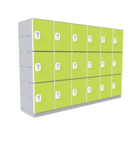 Armoire de rangement en plastique ABS imperméable pour intérieur, vestiaire de gym, meubles pour l'école, casiers de qualité supérieure - Product Image 3