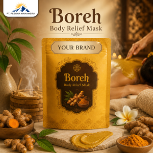 Enveloppement chauffant corporel aux herbes de luxe pour la relaxation en spa - Product Image 1