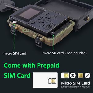 Caméra vidéo 8K 60Mp Wild Wildlife Trap App Control Trail Hunting <span class=keywords><strong>Camera</strong></span> Antenne 4G Trail <span class=keywords><strong>Camera</strong></span> With Night Vision - Product Image 4