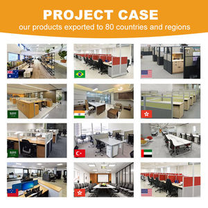 Tùy Chỉnh Công Suất Lớn Thiết Kế Hiện Đại Modular Đứng Bàn Văn Phòng Với Bền Bằng Gỗ Tủ Hồ Tin Ngăn Kéo Lưu Trữ - Product Image 5