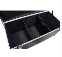 Caisses de vol de coffre routier standard en aluminium Caisses de vol de câble empilables avec séparateurs