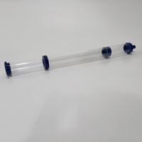 Venta Directa de Fábrica: Jeringa para Cerveza de 700ml, PP+PVC, Azul, Ideal para Fiestas