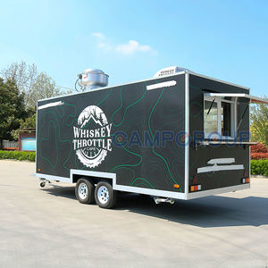 Restaurant de rue Fish and Chips Food Trailer Entièrement équipé Shawarma Food Truck Trailer Mobile Kitchen Usa Food Kiosk - Product Image 4