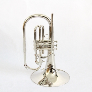 <span class=keywords><strong>Mellophone</strong></span> en laiton jaune de bonne qualité à prix de gros, instrument de marche nickelé, instrument de musique pas cher - Product Image 2