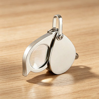 Loupe de Bijoutier Pliable Tout Métal à Haute Magnification Feile pour Objets de Collection et Antiquités