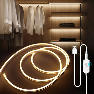 5V LED Neon Ánh sáng Dải Đèn Dimmable thông minh LED cảm biến chuyển động của con người linh hoạt dải ánh sáng LED pin <span class=keywords><strong>USB</strong></span> cung cấp điện - Product Image 3