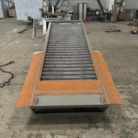 Machine à grille rotative automatique à dents, à montage sur canal, avec tamis à barres fines, profondeur de fossé personnalisable pour projets d'épuration des eaux usées