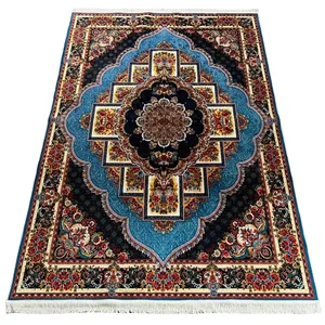 LORENDA new pattern luxury silk Persian carpet printed carpets for living room