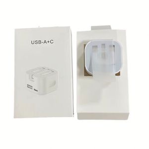 20W <b>USB</b> C PD Power Adapter Charger UK <b>Plug</b> A+C Wall Charger 35W Dual Type C Phone Charger Block - Product Image 5