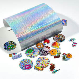 Feuilles de papier autocollant imprimables format A4 autocollant holographique personnalisé papier vinyle étiquette cosmétique étanche - Product Image 2