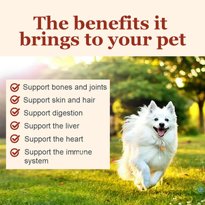 Suplemento OEM para Mascotas para la Salud de Cadera y Articulaciones en Perros con Glucosamina, Condroitina y MSM, Cúrcuma Orgánica y Mejillón de Labio Verde - Product Image 5
