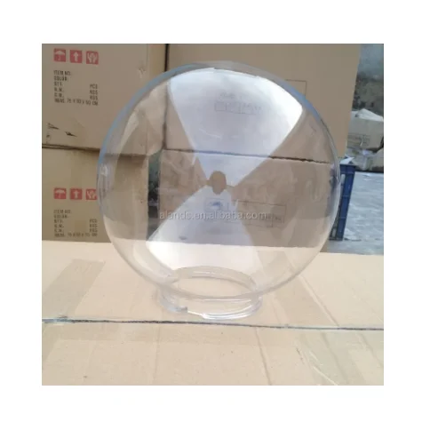 25cm Witte Acryl Globe Lampenkap - Ronde Vervanging Licht Cover voor