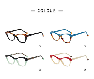 IU-LM6003-gafas ópticas de Acetato personalizadas para mujer, <span class=keywords><strong>Monturas</strong></span> Opticas 2022, último, 2022 - Product Image 2