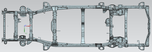 Ensemble de châssis de carrosserie d'origine pour soudage de cadre automobile pour Great Wall Tank 300 WEY P01 - Product Image 6