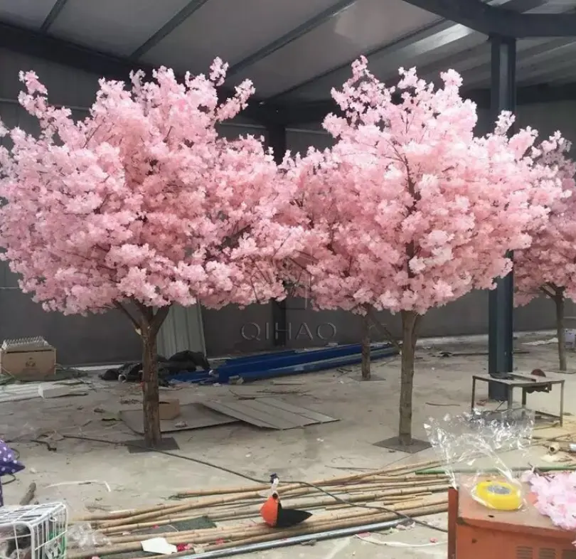 Artificial Cherry Blossom Tree flower Plant Garden Landscape pink for Sales