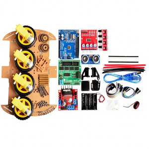 Kit de voiture intelligent pour carte de développement Uno / voiture 4x4 / voiture de suivi / kit DIY / châssis de voiture - Product Image 1