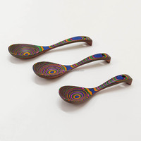 Ensemble de 3 louches en bois de Pakkawood, grandes louches à soupe pour la cuisine, cuillères en bois, ustensiles de cuisine, cuillère pour cuisiner