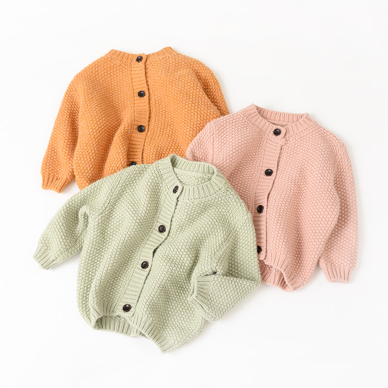 Cardigan tricoté à la main en laine de cachemire pour enfant, pull tricoté à la main pour garçon et fille, grande taille