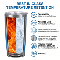 Mug isotherme portable en acier inoxydable de 20 oz, écologique, avec paille, tasse à café isolée sous vide pour usage extérieur