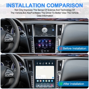 Navihua 13.6" Touch Screen Android Car Radio Carplay GPS Navigation Multimedia <b>Auto</b> Stereo Unit for Infiniti Q50 Q50L 2015-2019 - Product Image 3