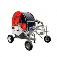 Système d'irrigation automatique JP 75 à haute efficacité avec enrouleur de tuyau en plastique motorisé, surveillance à distance et canon d'arrosage à recyclage automatique