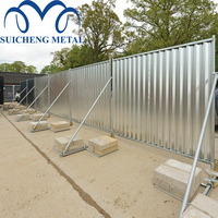Outdoor 2 m X 2,2 m Bewegliche Freistehende Stahl-Straßenabsperrung für Projektnutzung