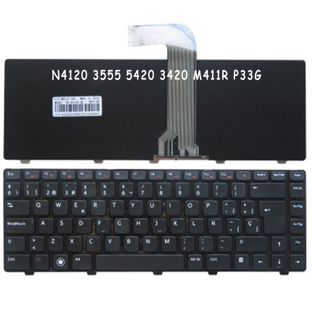 FSLX 7420 N4110 Laptop Keyboard Replacement Wholesale Laptop Keyboards for Dell N4120 3555 5420 3420 M411R P33G Laptop Keyboard