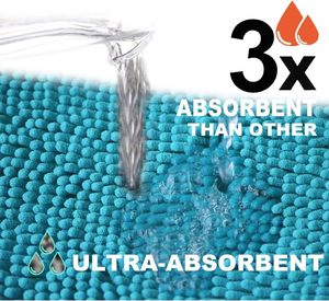 3 Piece Bathroom Rug Set Long Plush Mat Bathroom Anti-slip Mat <b>Toilet</b> Three-piece Mat Carpet Daily Decorative Neat Blanket - Product Image 3