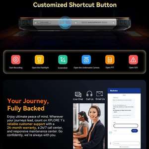 Dernier modèle original Blackview XPLORE 1, téléphone robuste, processeur octa-core, écran 6,56 pouces 90Hz, batterie 10000mAh, double SIM, charge rapide, GPS, smartphone - Product Image 6