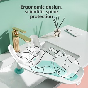 Vaschetta per il <span class=keywords><strong>bagnetto</strong></span> dei neonati in PP, per maschietti e femminucce, design multifunzionale per posizioni seduta e sdraiata - Product Image 1