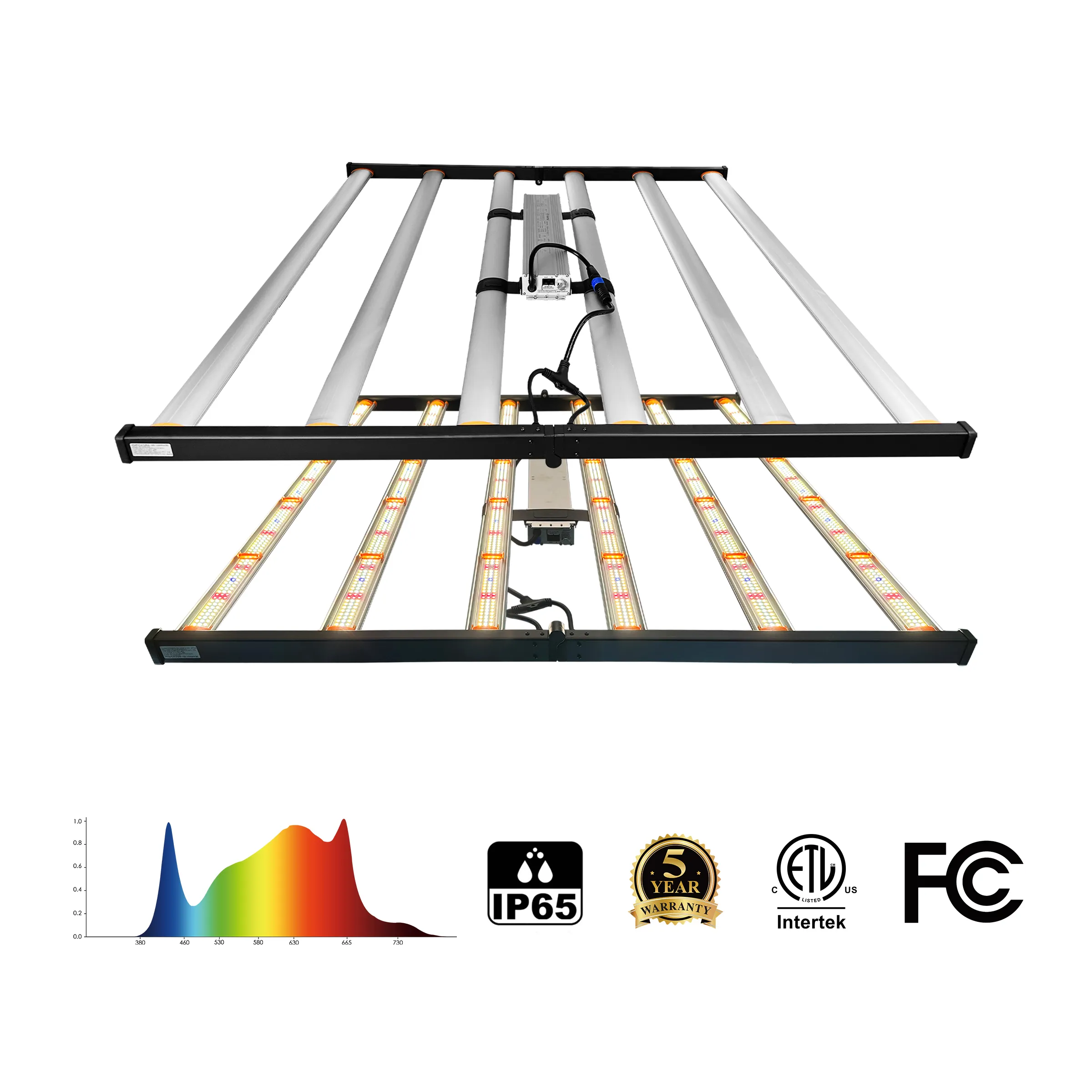 Jauh merah dimmable 3500k rumah kaca tumbuh lampu bar led strip tanaman lampu pertumbuhan spektrum penuh untuk tumbuh tanaman dengan stok AS