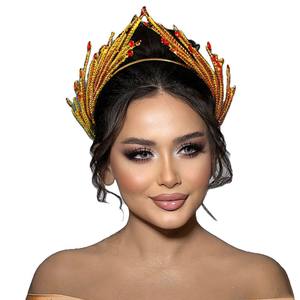 2025 nouvelle mode en forme de V bandeau de mariée couronne accessoires de cheveux de mariée mariage Zircon couronne diadème mariée cheveux bijoux casque - Product Image 4