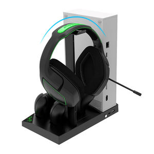 Support de charge pour <span class=keywords><strong>xbox</strong></span> série S Console refroidisseur Station de ventilateur pour <span class=keywords><strong>xbox</strong></span> X Gamepad double chargeur de batterie avec support de casque - Product Image 5