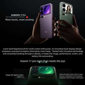 Teléfono Móvil <span class=keywords><strong>Xiaomi</strong></span> 17 Pro 5G Original, Versión Global, 12GB 256GB, Pantalla AMOLED 120Hz, NFC, Doble SIM, Venta al Por Mayor - Product Image 3