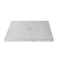 Bas quantité minimale de commande Acier inoxydable bon prix base de table à manger pieds de table carrés
